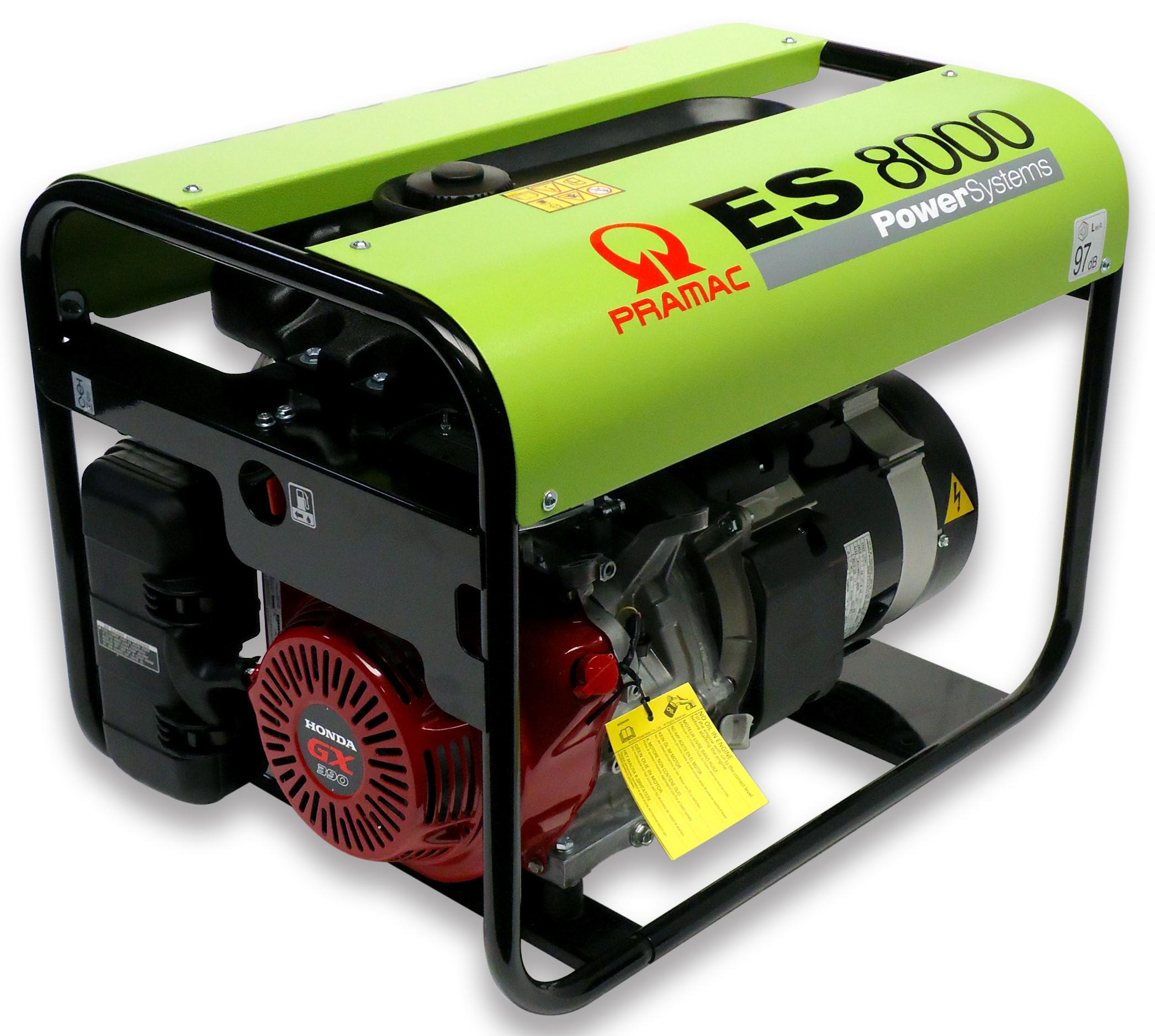 KGK Generator ES8000SHHPI 230v, AVR, 11 L. ta