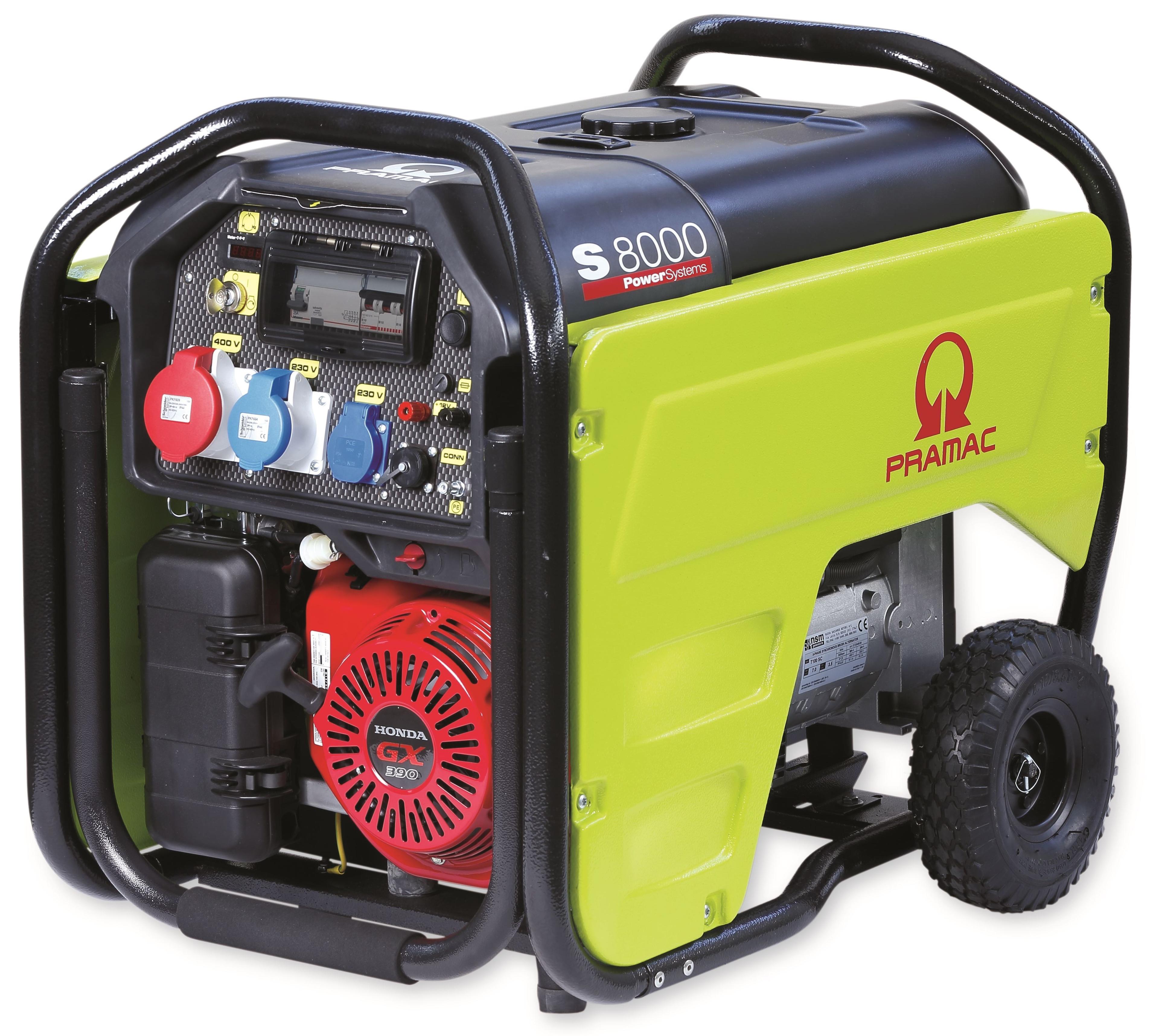 KGK Generator S-8000 T Honda bensin 8,3 kVa (400V), THEPI AVR