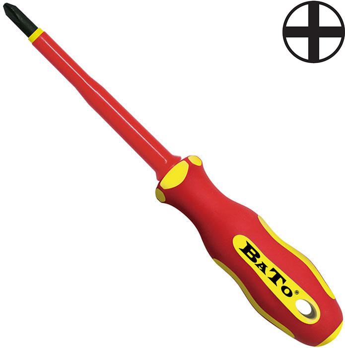 Bato BATO VDE 1000V Skrutrekker PH2 x 100mm.