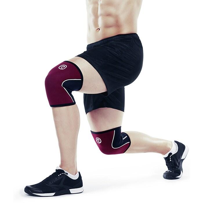 Rehband RX Knestøtte 5mm Vinrød/Svart