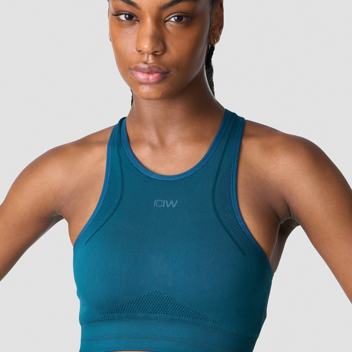 ICANIWILL Endurance Seamless Sports-BH Blå