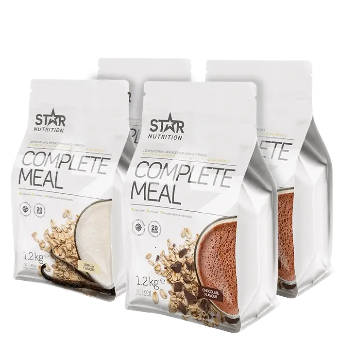 Star Nutrition 4 x Complete Meal Måltidserstatning 1,2 kg