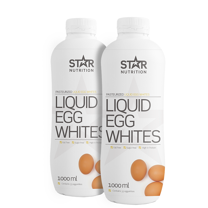 Star Nutrition 2 x Flytende Eggehvite, 1000 ml