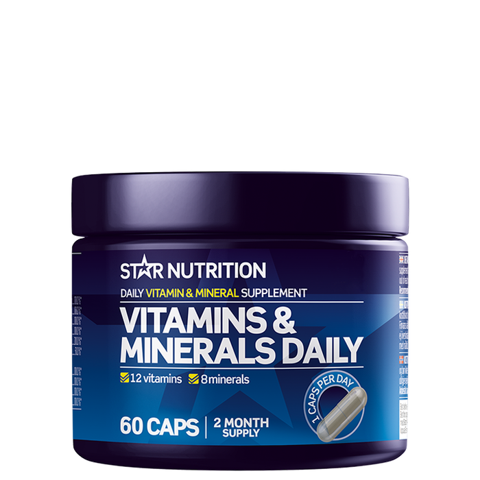Star Nutrition Vitamins & Minerals Daily 60 kapsler