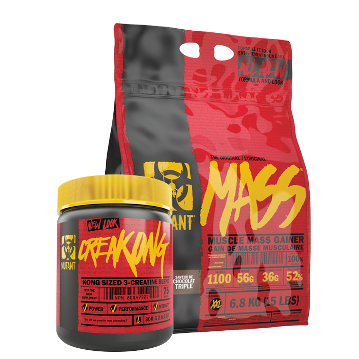 Mutant Mutant Mass, 6,8 kg + CreaKong, 300g