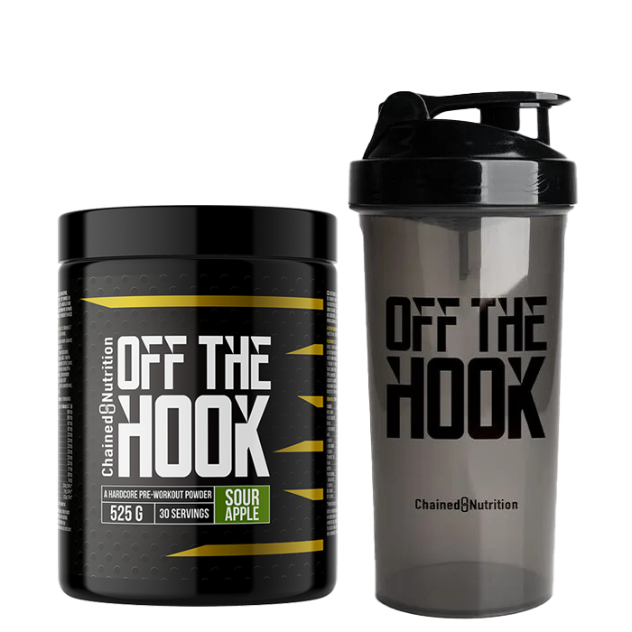 Chained Nutrition Off the Hook PWO 525 g + Shaker Black 800 ml