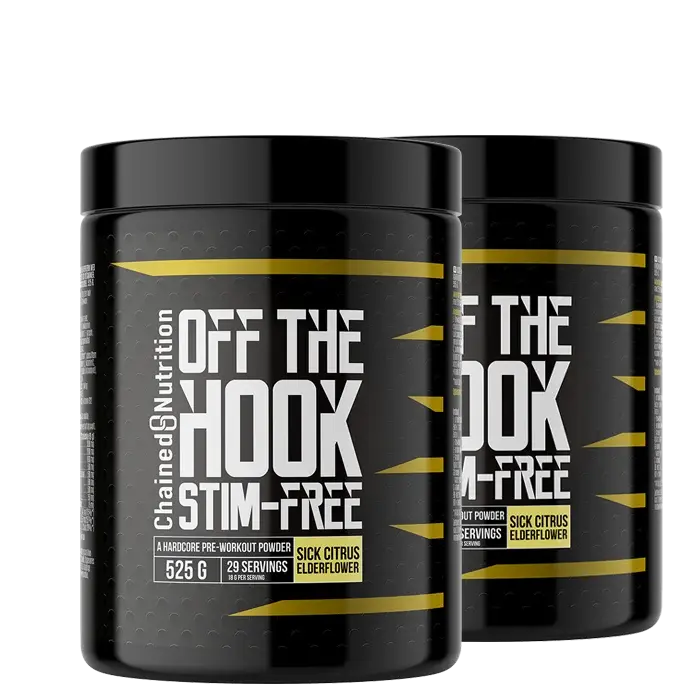 Chained Nutrition 2 x Off the Hook Stim Free 525 g