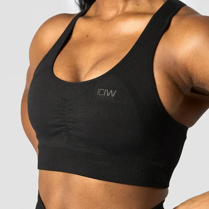 ICANIWILL Rush Seamless Sport-BH Svart