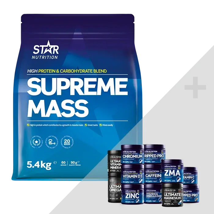 Star Nutrition Supreme Mass 5.4 kg + Bonus Products!