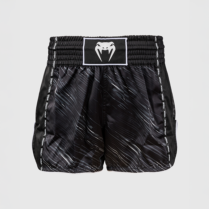 Venum Rapid Muay Thai Shorts Svart Grå Hvit