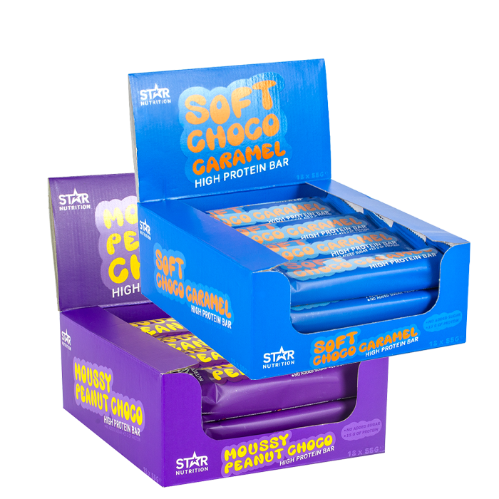 Star Nutrition 24 x Soft Protein Bar 55g