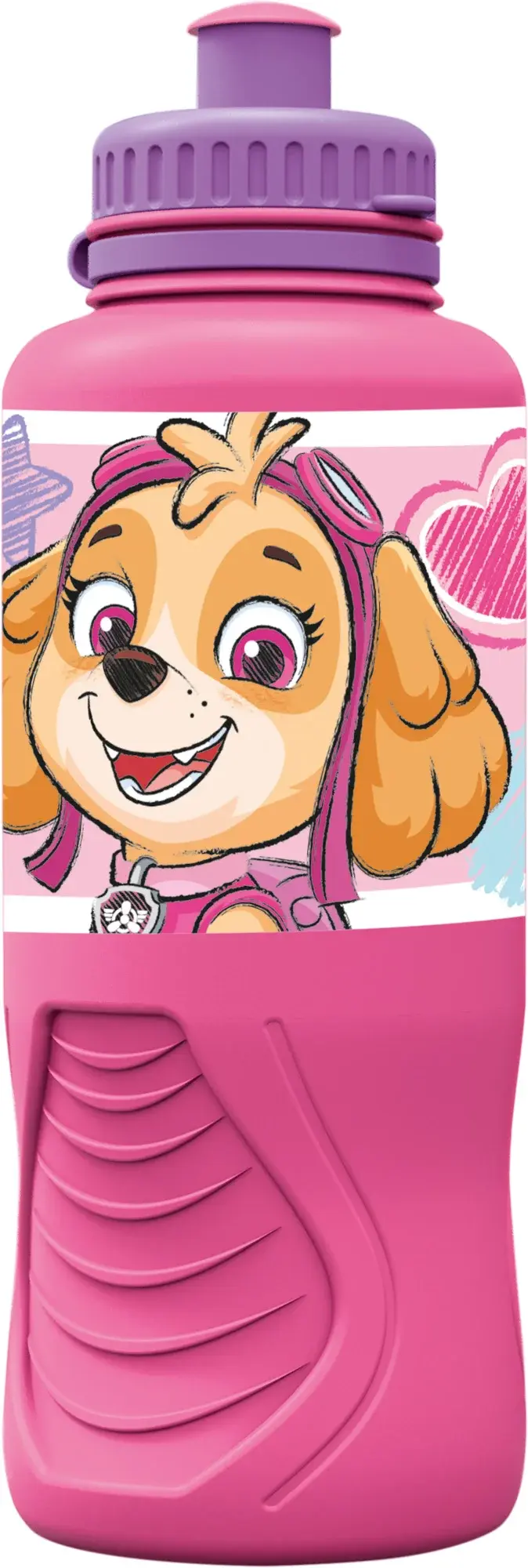 Licens Paw Patrol lyserosa drikkeflaske - Drikkeflaske til barn med tut