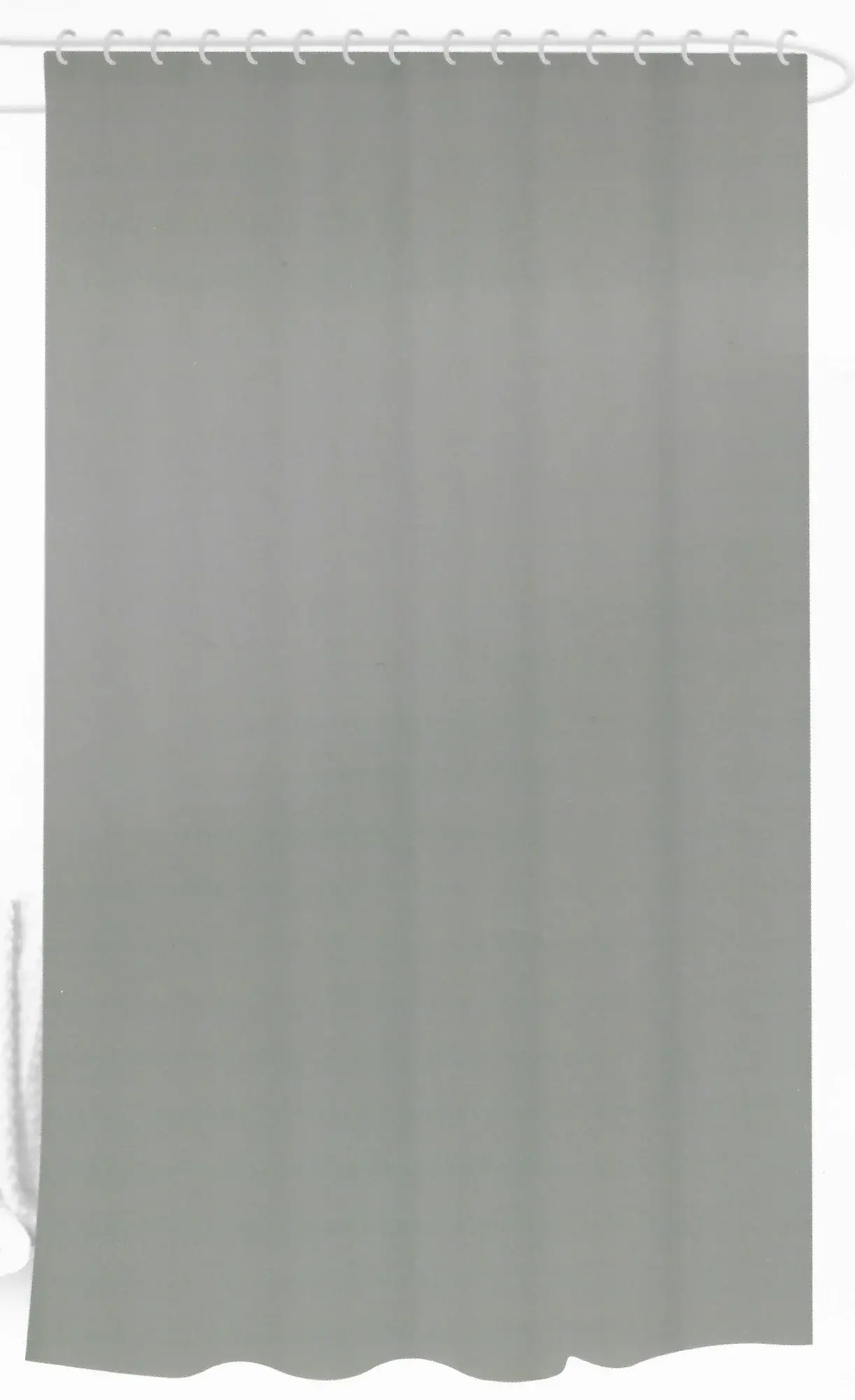 HOME-TEX Dusjforheng - 180x180 cm - Grå - Klar til oppheng