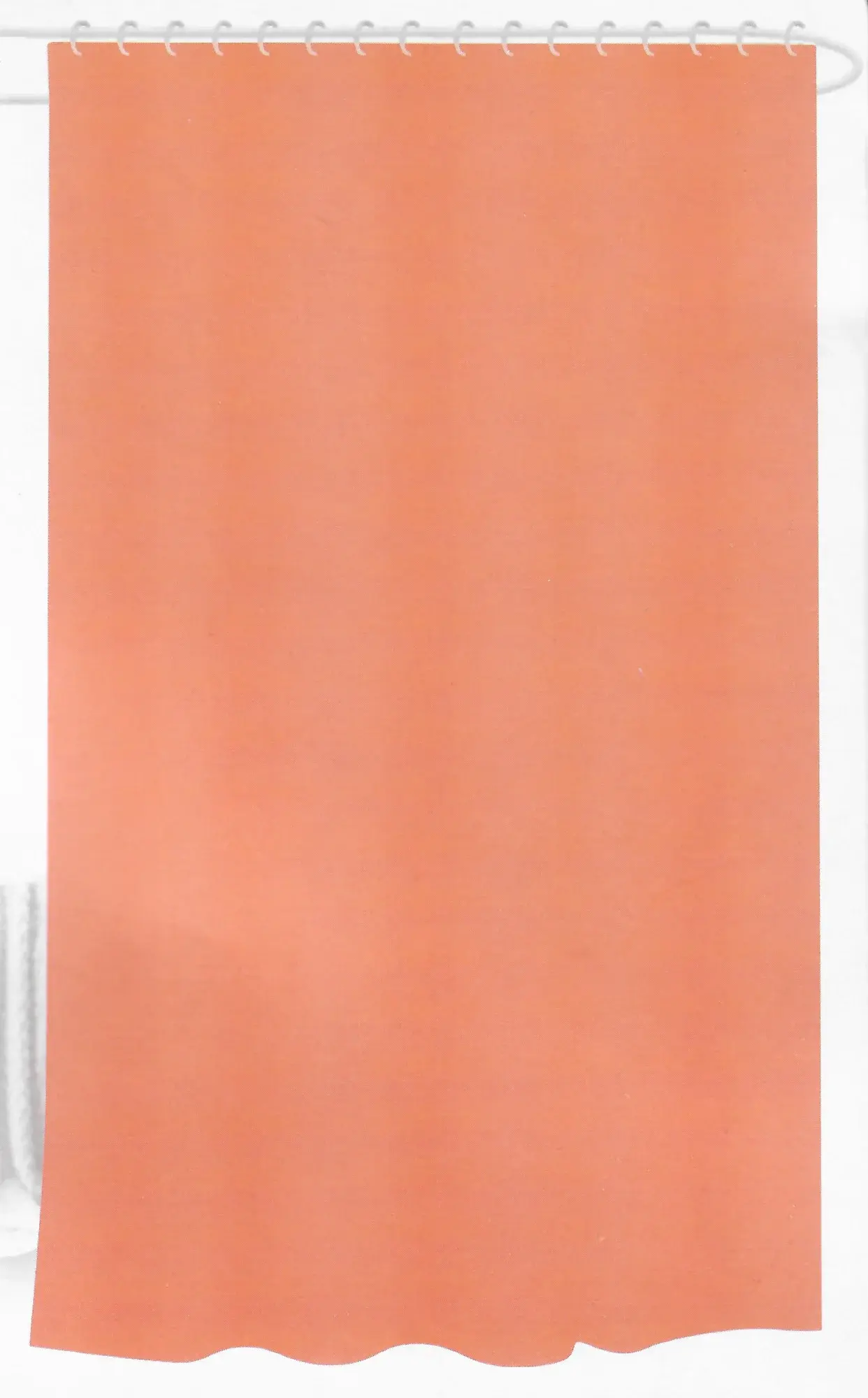 HOME-TEX Dusjforheng - 180x180 cm - Oransje - Dusjforheng klar til oppheng