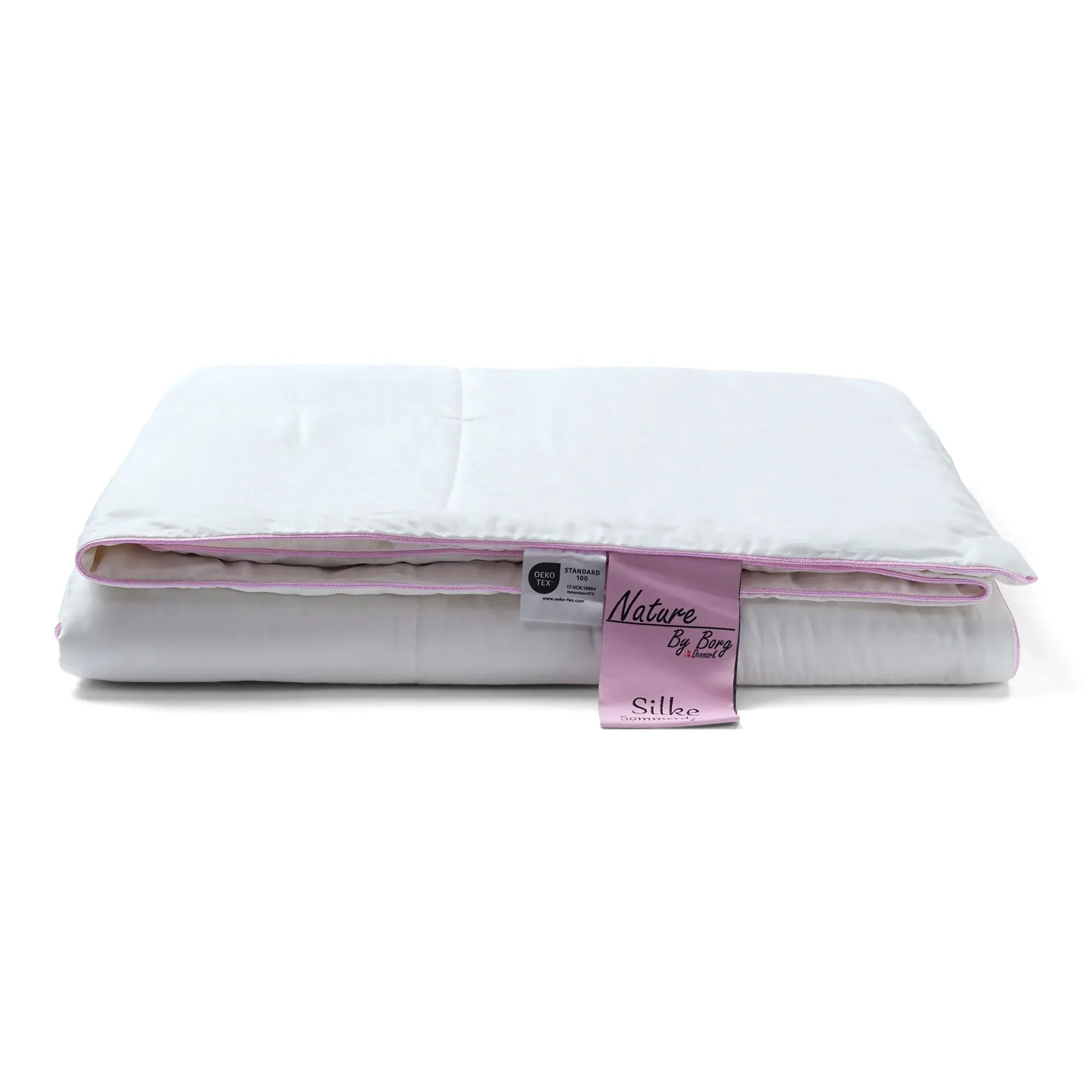 Nature By Borg Silkedyne med 100% mulberry-silke fyll - Sommerdyne med mykt bambustrekk - Nature By Borg dyne