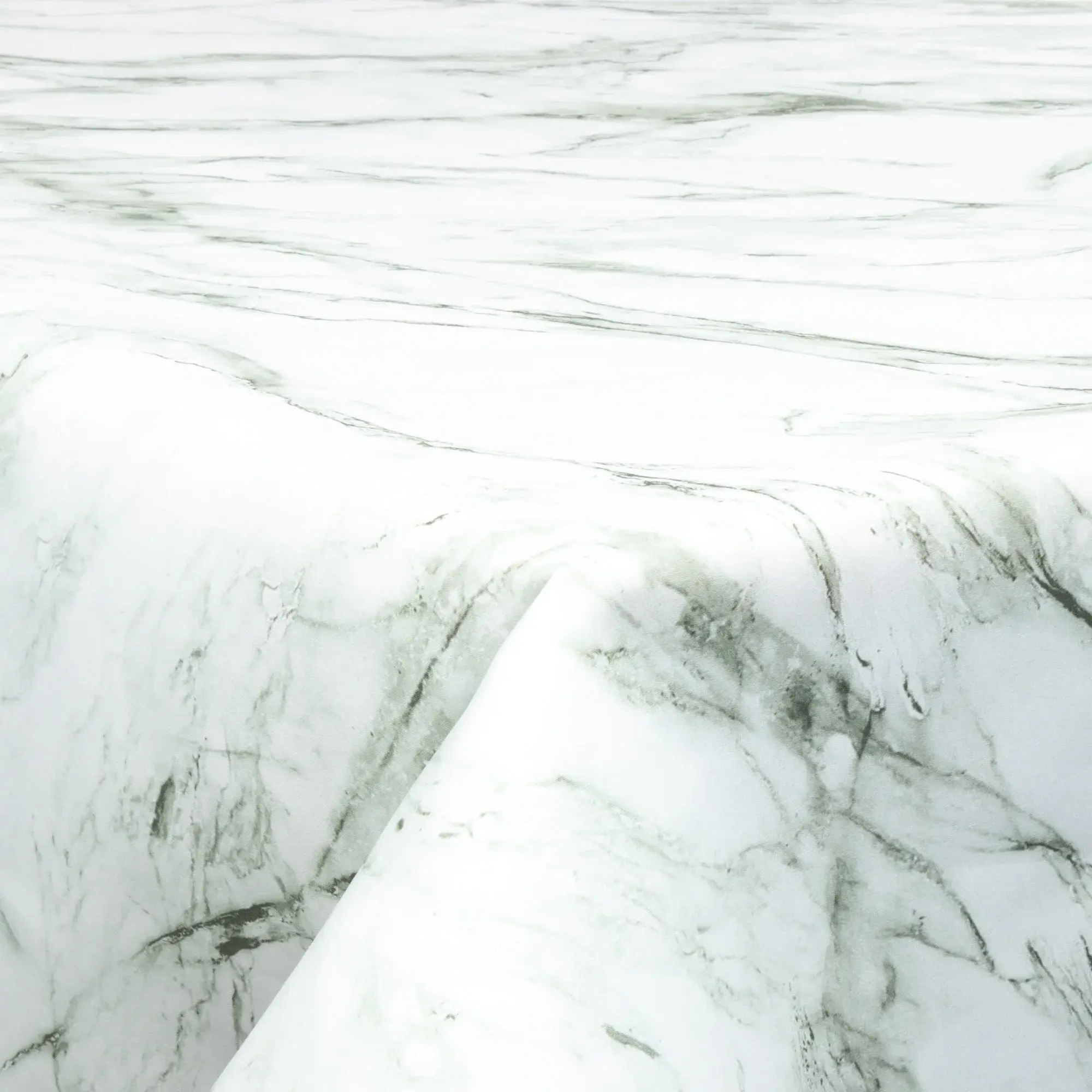 Borg Living Tekstil voksduk med akrylbelegg - 30 meter på rull - Marble grey - 140 cm bred tekstilduk