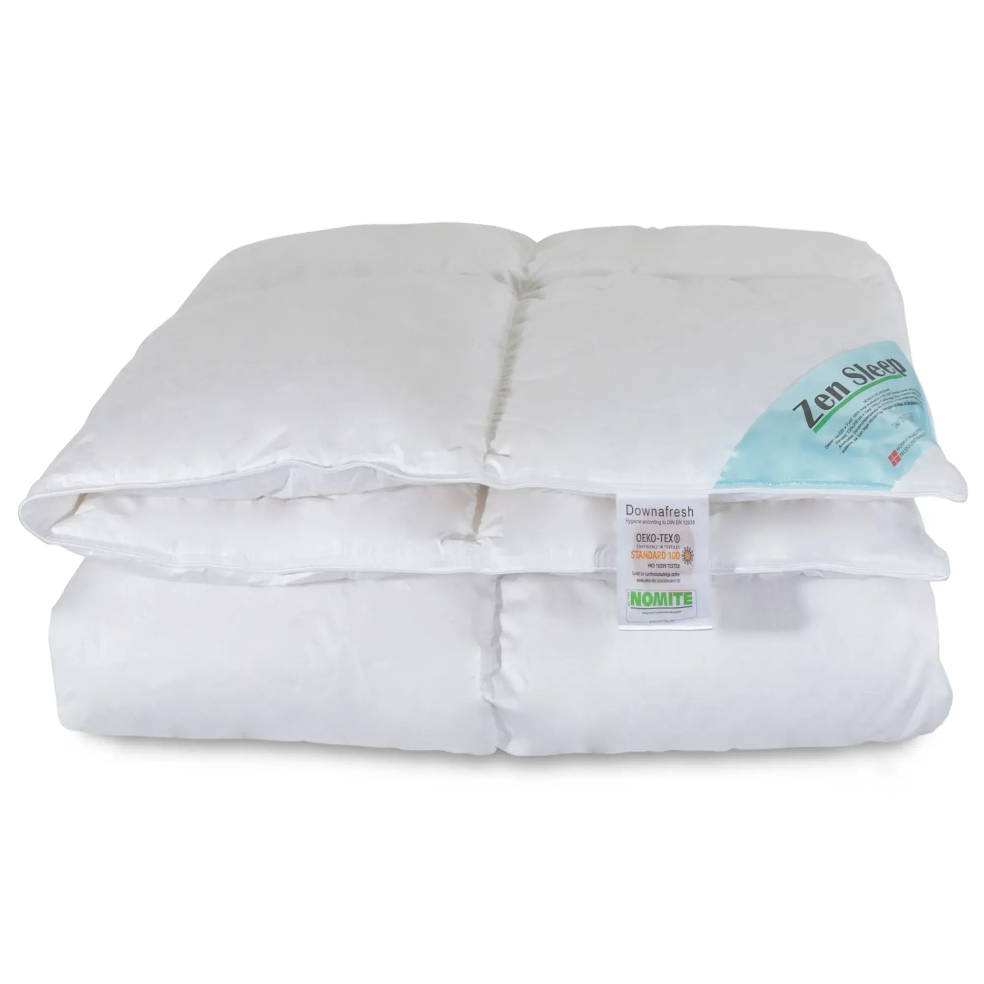 Zen Sleep Moskusdundyne 100% dun - Helårsdyne - Allergivennlig - 140x200 cm - Zen Sleep dyne