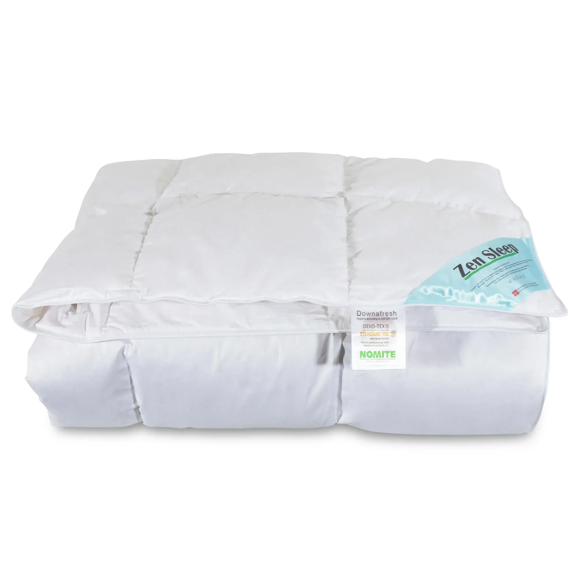Zen Sleep Dundyne - Helårsdyne med europeiske dun - 140x200 cm - Allergivennlig dyne - Zen Sleep