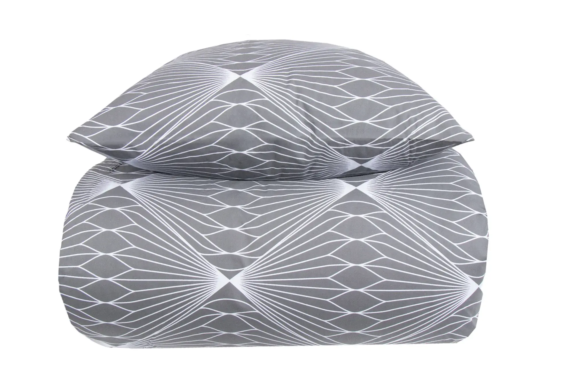 Borg Living Sengetøy 150x210 cm - 100% bomull - Diamond grey