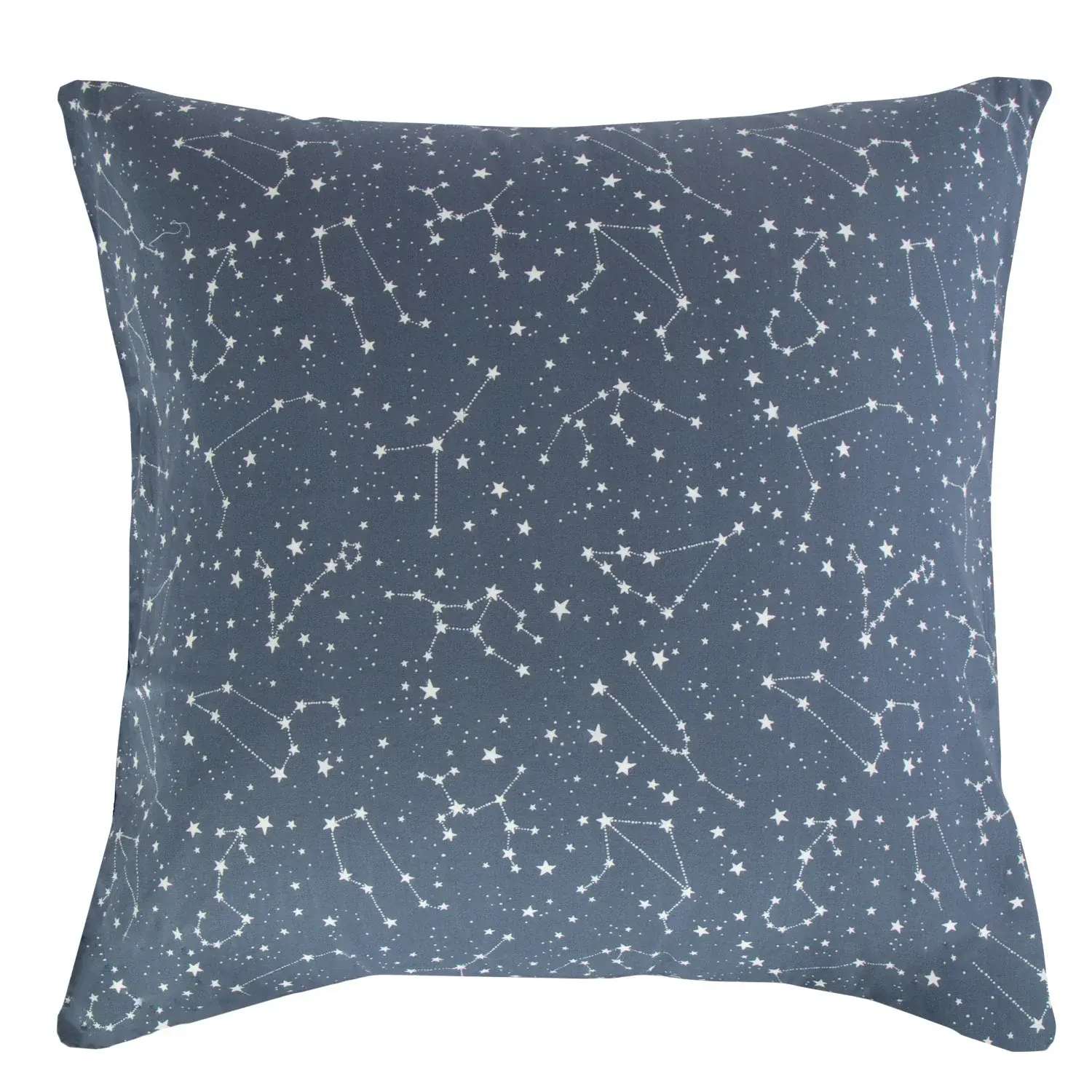 Borg Living Putetrekk 60x63 cm - 100% bomull - Zodiac blue - Vendbart med stjerner