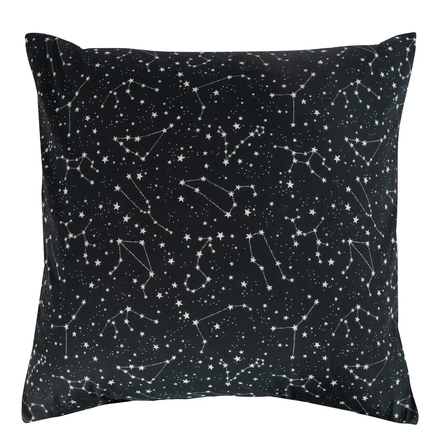 Borg Living Putetrekk 60x63 cm - 100% bomull - Zodiac black - Vendbart med stjerner