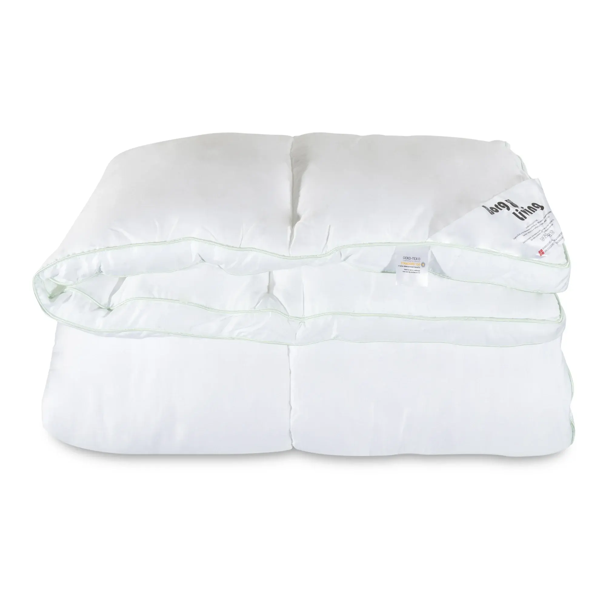 Borg Living Bambus helårsdyne - Ekstra myk bambus og dunfiber - Allergivennlig - 150x210 cm - Borg Living