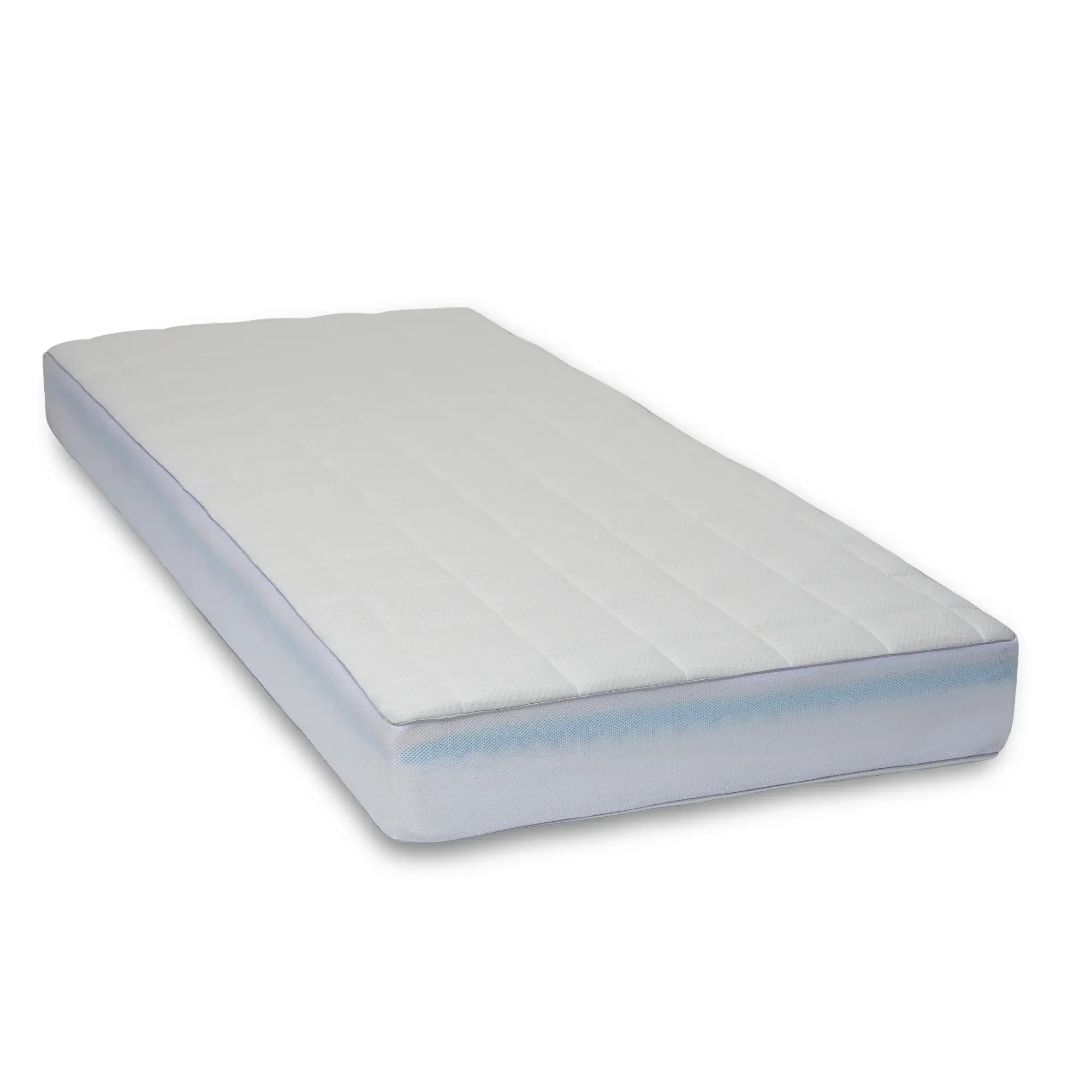 Nature By Borg Natur latex madrass 90x200 - Høyde 18 cm - 5 soner - Luksus skummadrass medium/fast - Vendbar - Madrass med kjølende naturlateks topp - Nature By Borg