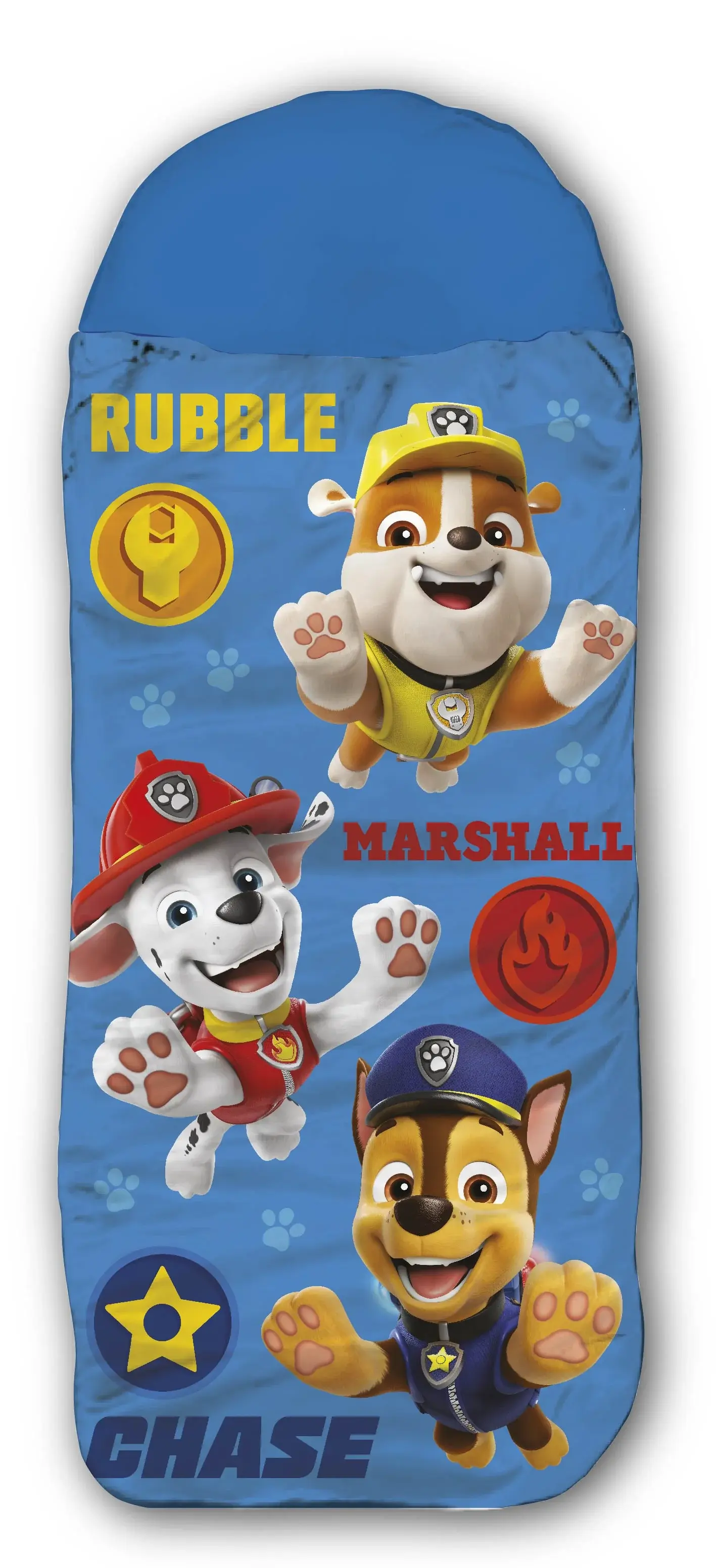 HOME-TEX Junior sovepose - Paw Patrol blå - 70x140 cm - vannavstøtende