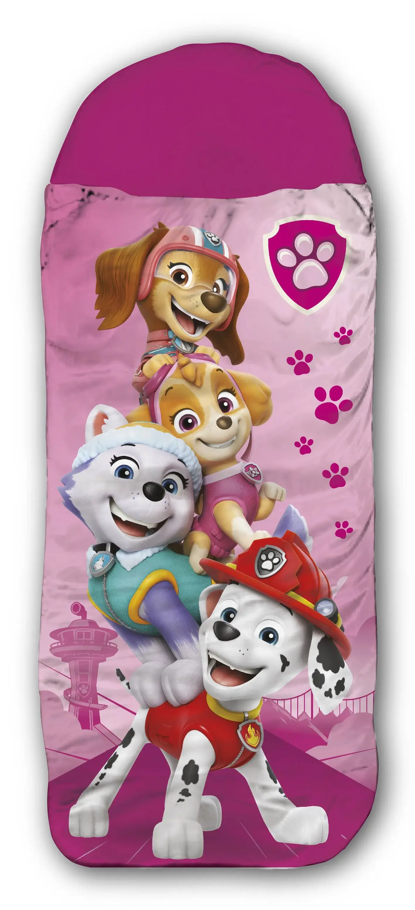 HOME-TEX Junior sovepose - Paw Patrol rosa - 70x140 cm - vannavstøtende