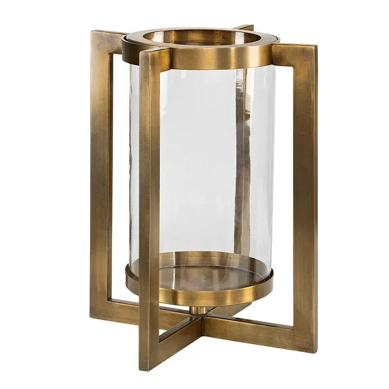 Artwood Artwood, Verano lyslykt liten Brass Antique Artwood