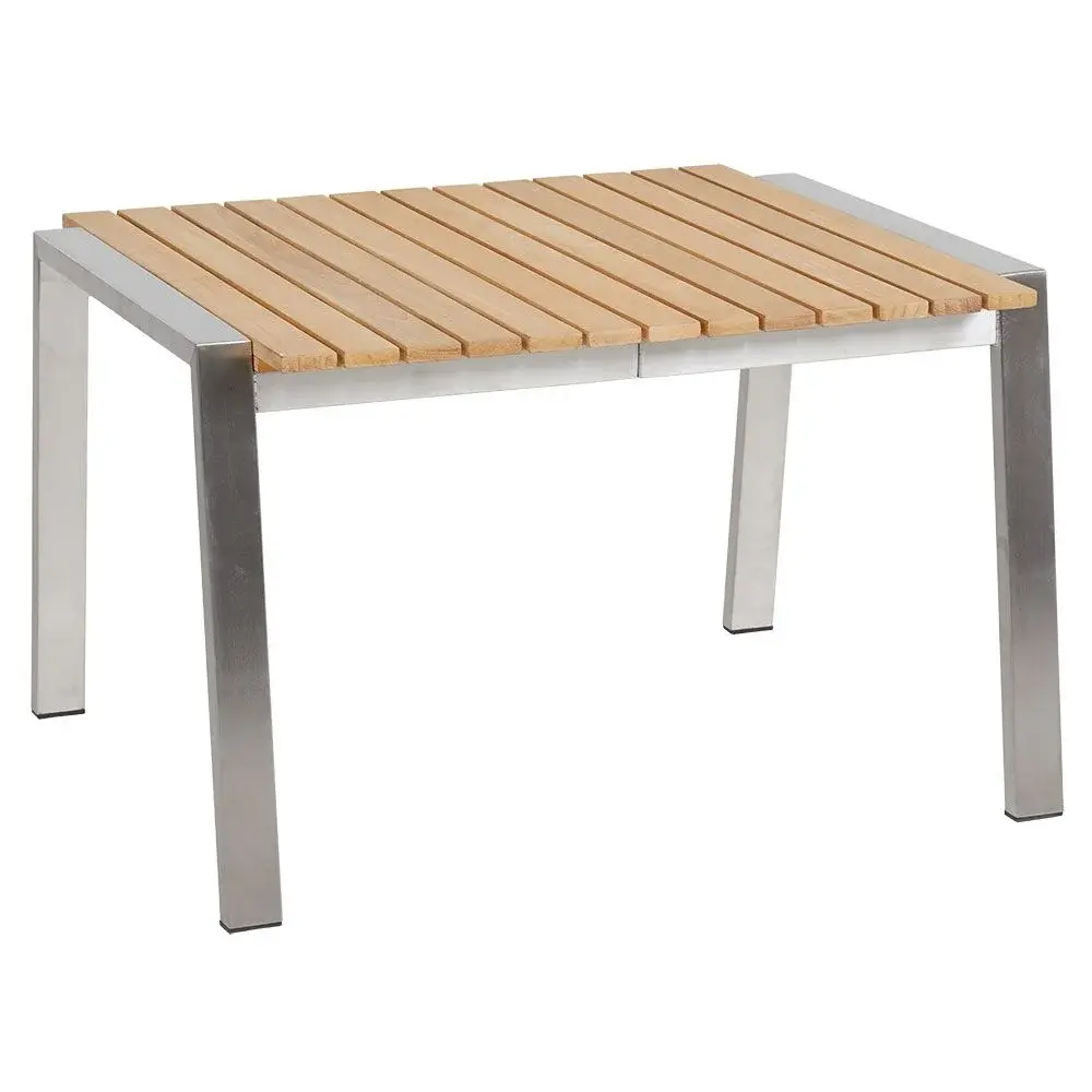 Brafab Brafab, Naos salongbord 60 x 60 cm rustfritt stål/teak Brafab