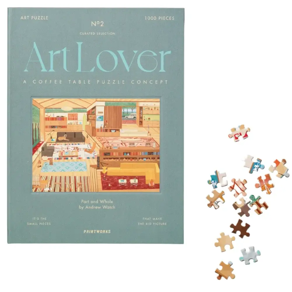 Printworks Printworks, Art Lover Book Puzzle - Del og Hel, 1000 stk