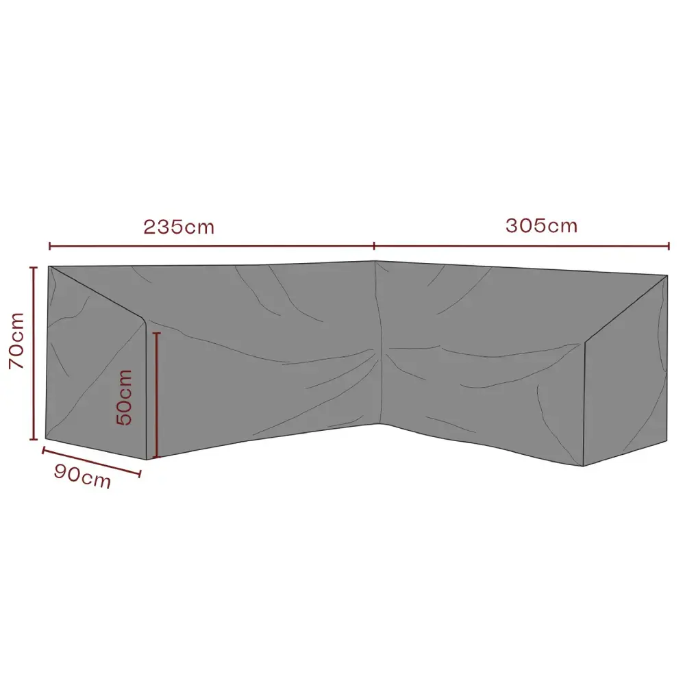Brafab Brafab, Møbeltrekk Hjørnesofa 305/235x90 cm Premium