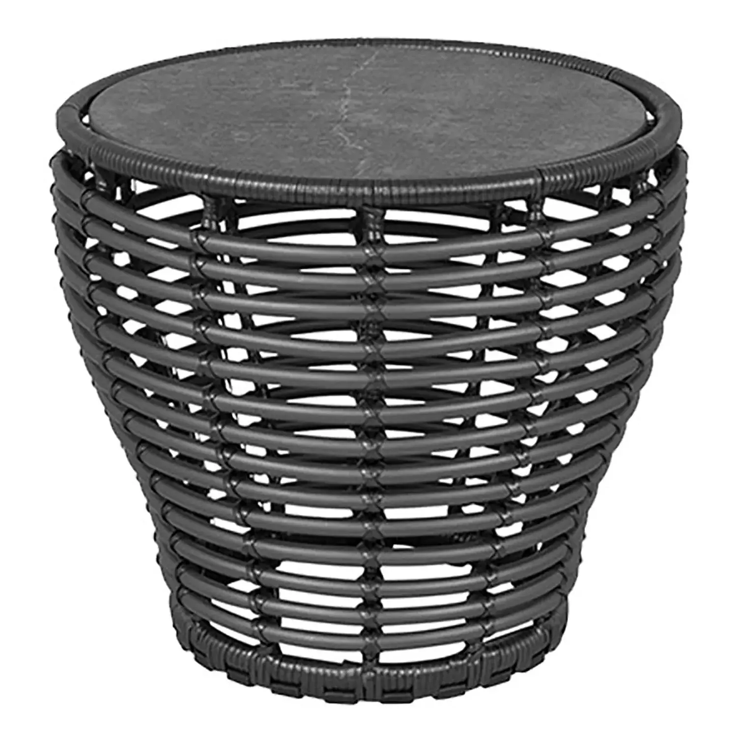 Cane-line Cane-line, Basket 50 cm Kurv Understel til sofabord Grafit