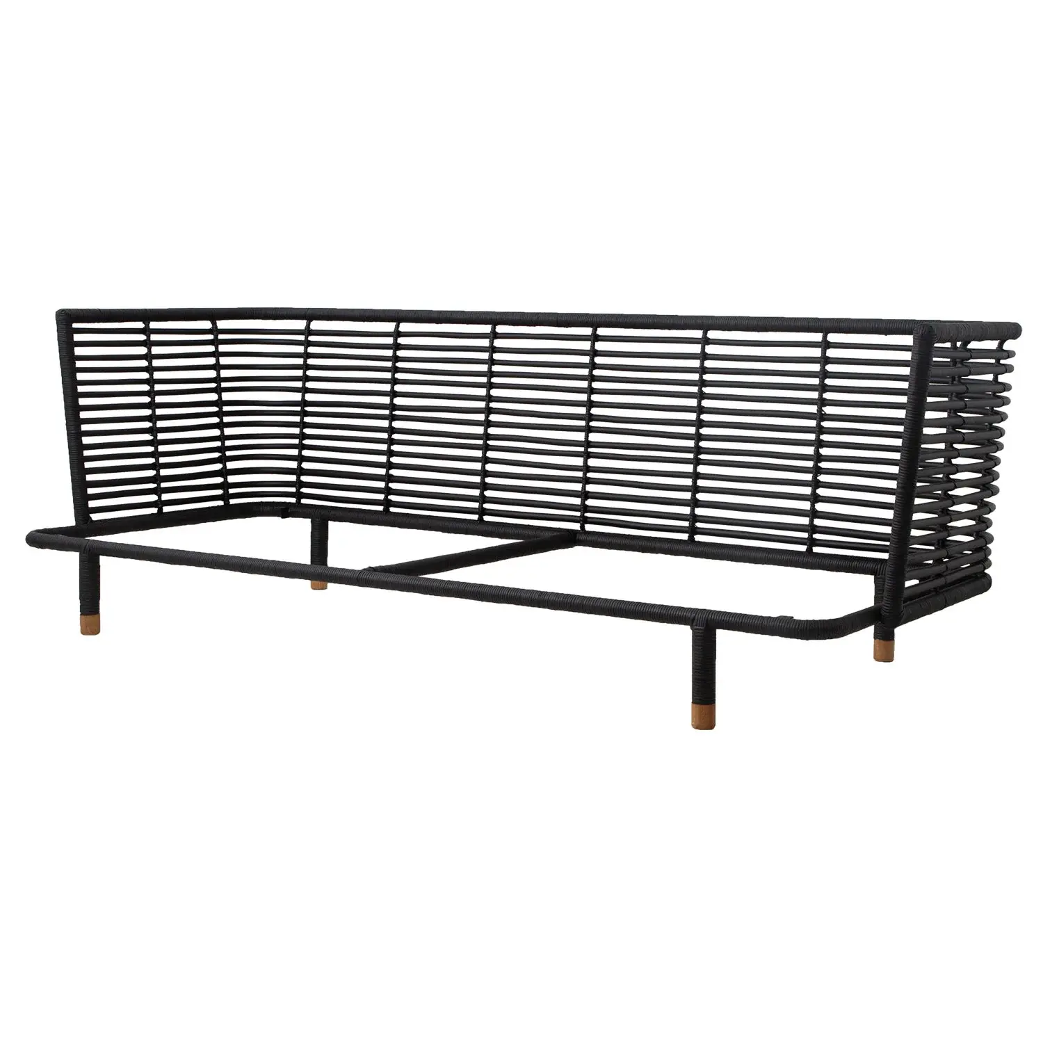 Cane-line Cane-line, Sense Svart flettet sofa