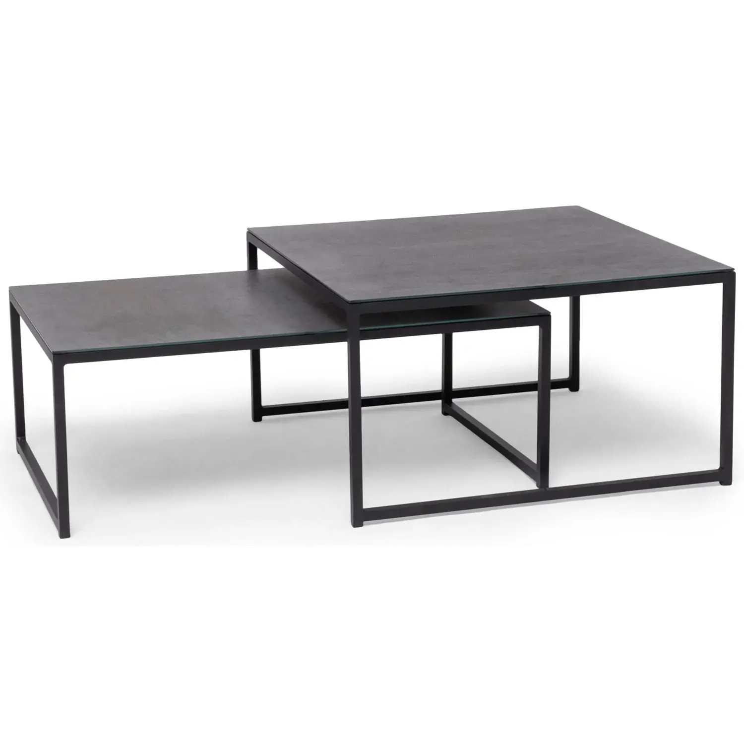 Hillerstorp Hillerstorp, Jet set sofabord 2-pakning aluminium