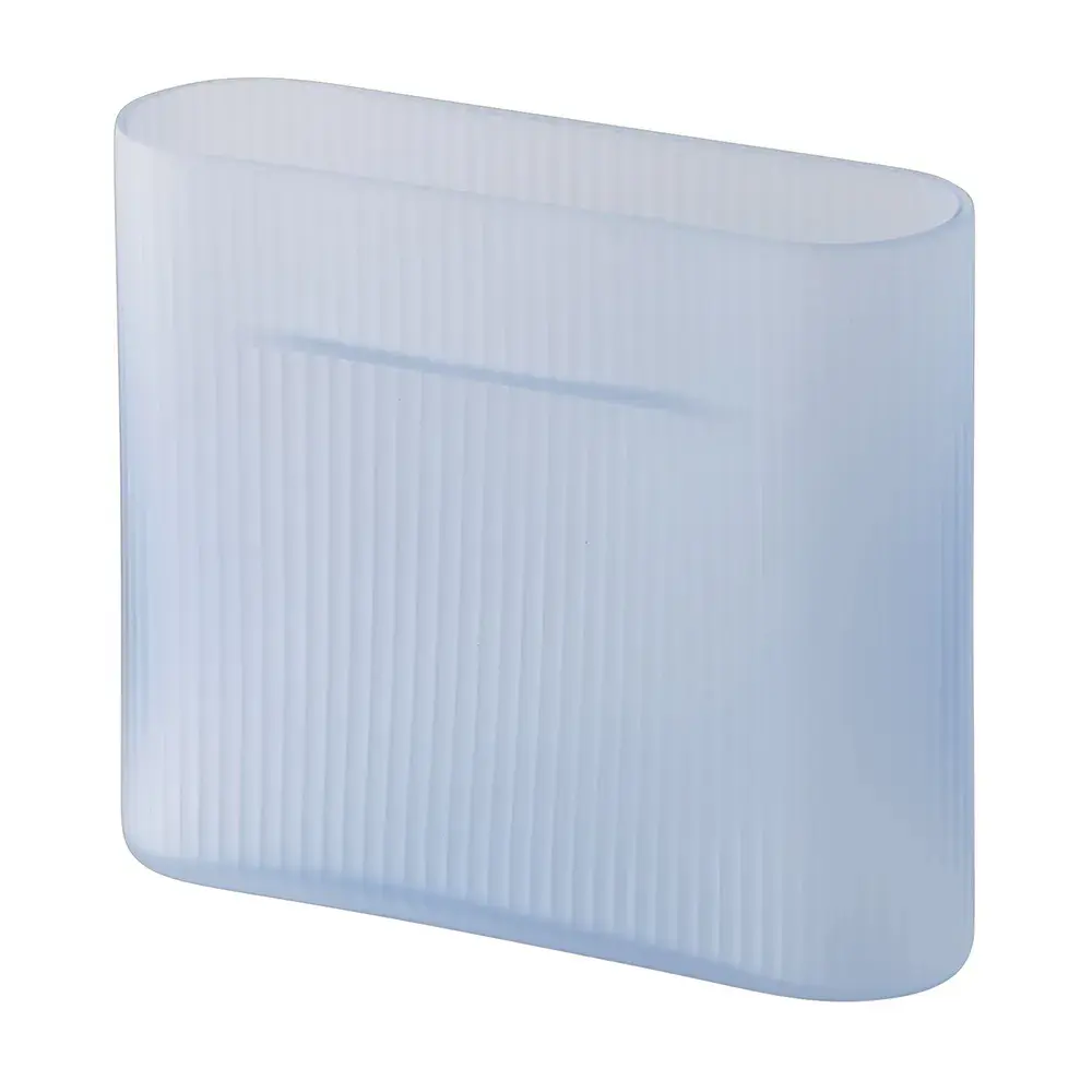Muuto Muuto, Ridge Vase H: 16,5 cm Light Blue Frosted