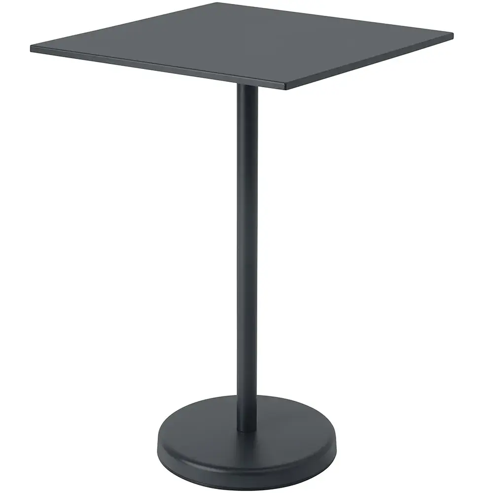Muuto Muuto, Linear Steel Barbord 70x70 cm Anthracite Black