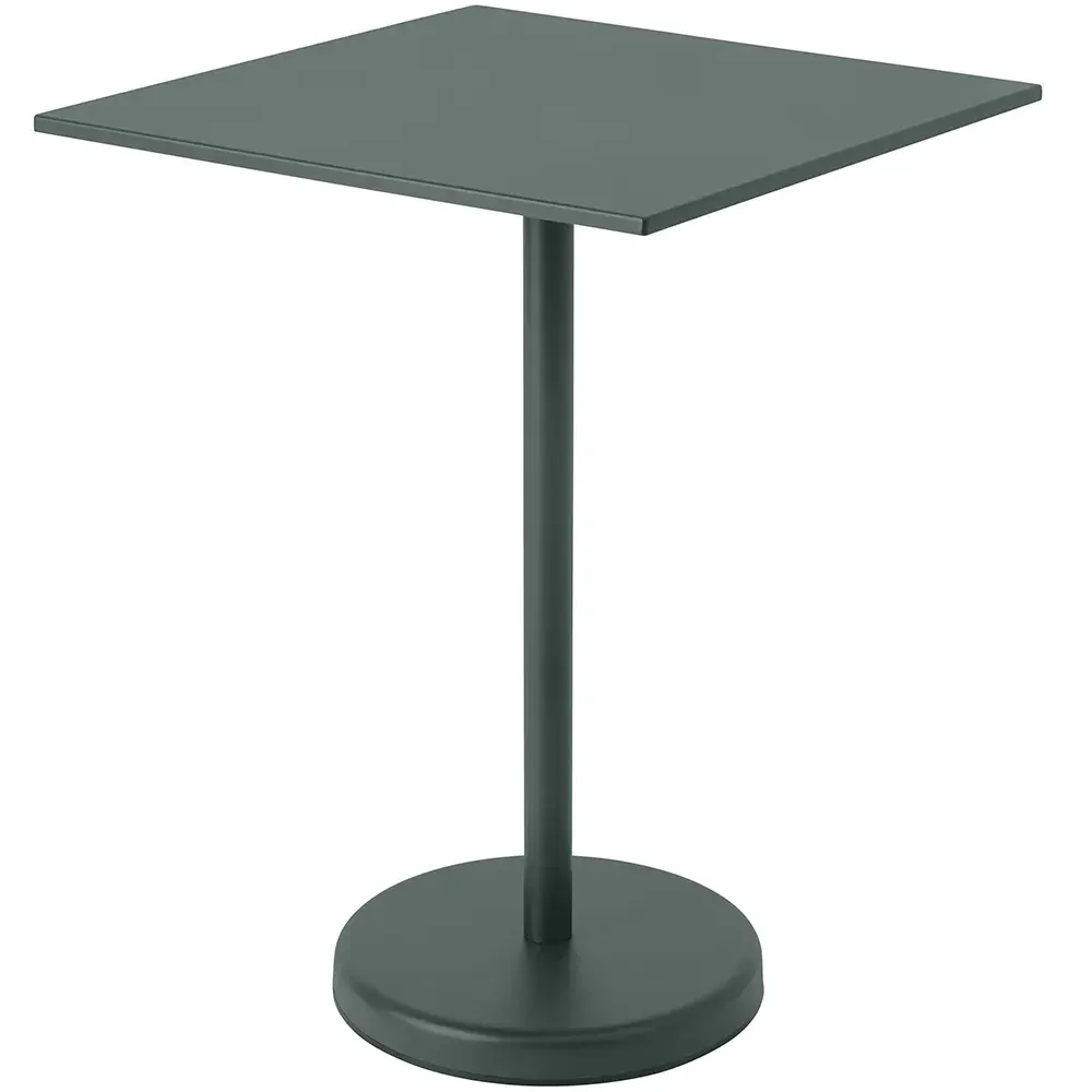 Muuto Muuto, Linear Steel Barbord 70x70 h: 95 cm Dark Green