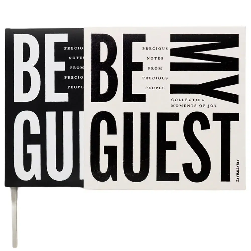 Printworks Printworks, Gjestebok-Sort/Hvit