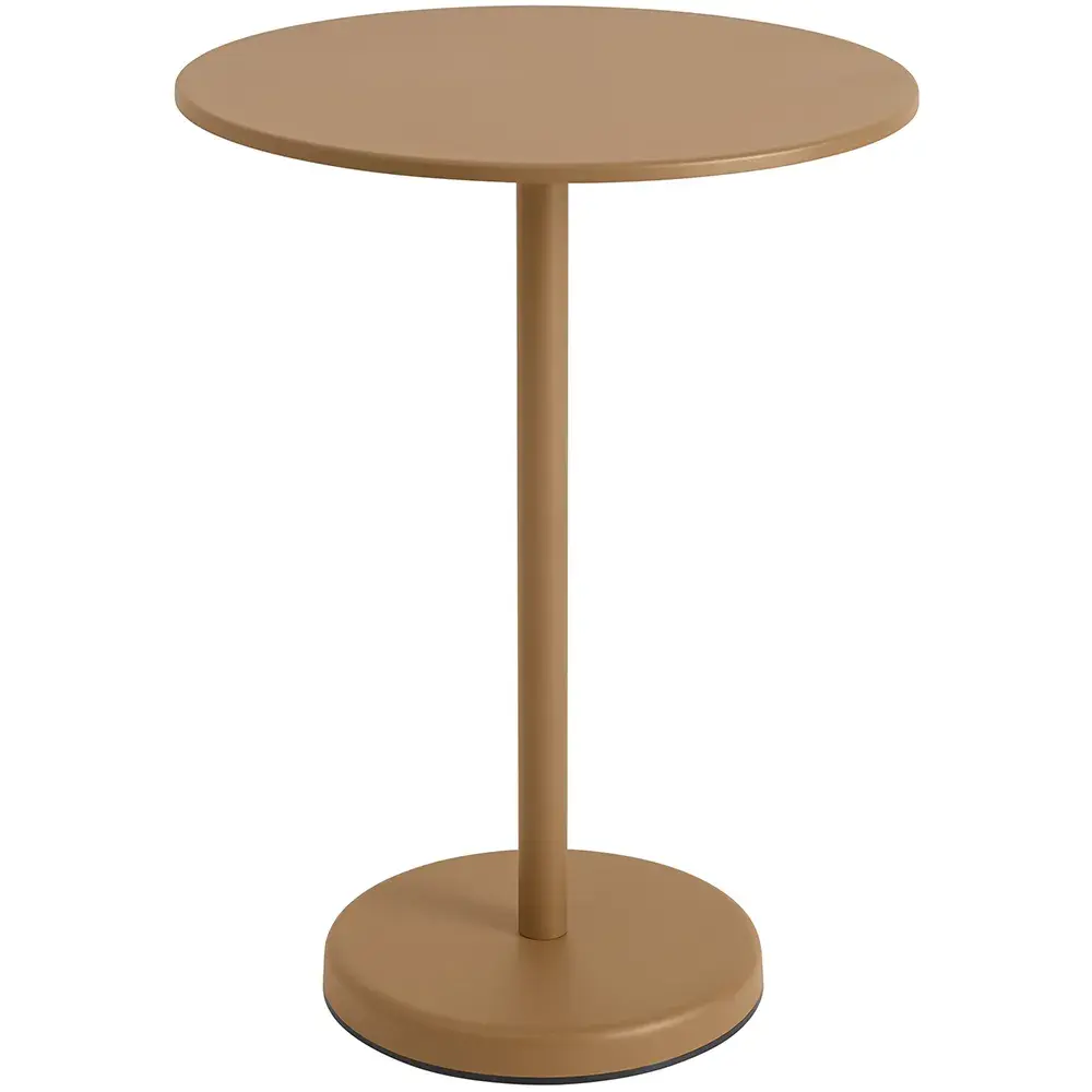 Muuto Muuto, Linear Steel Barbord Ø70 h: 95 cm Burnt Orange