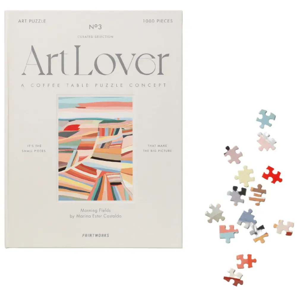 Printworks Printworks, Art Lover Book puslespill - Morning Fields, 1000 stk