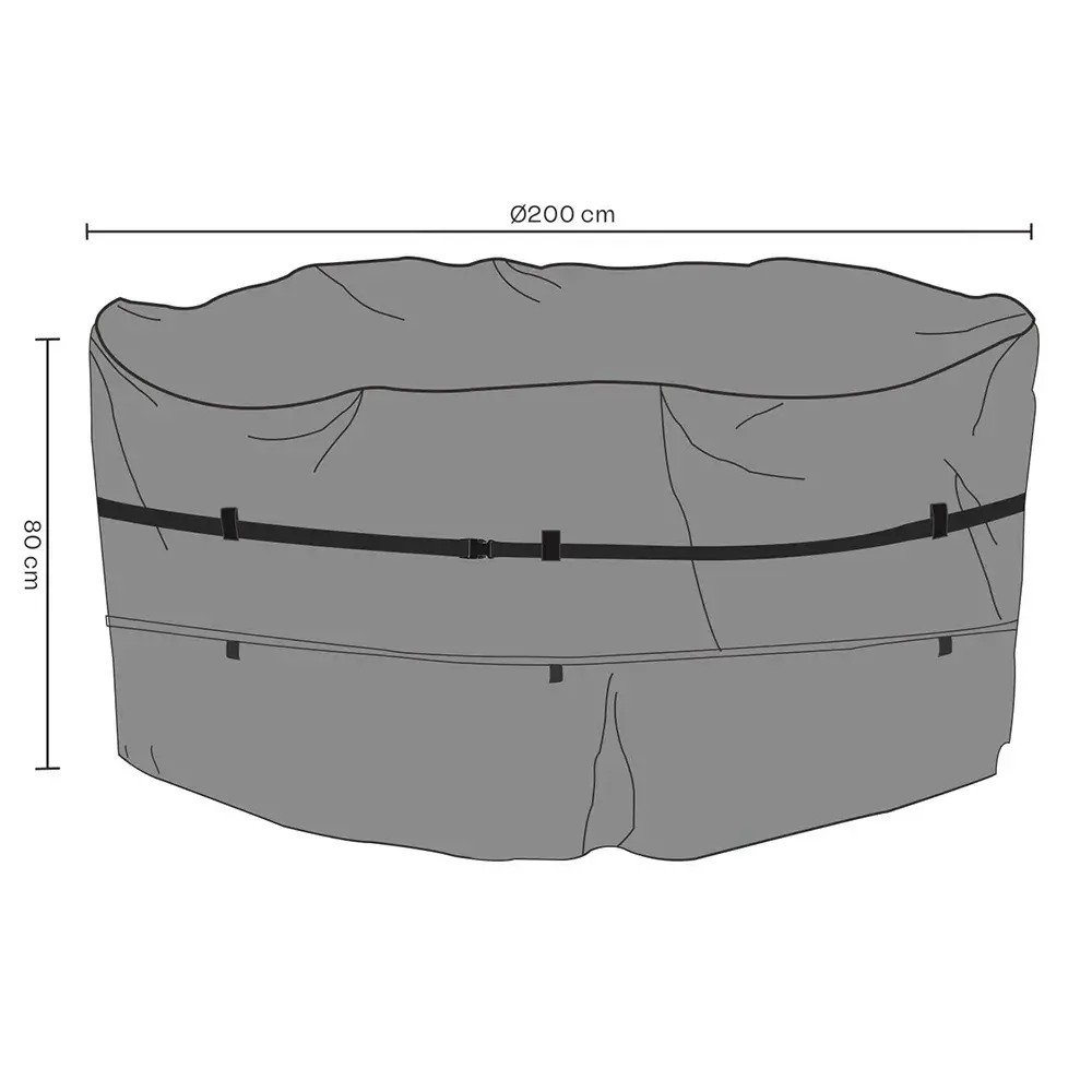 Brafab Brafab, Møbeltrekk Rundt 200x80 cm Premium