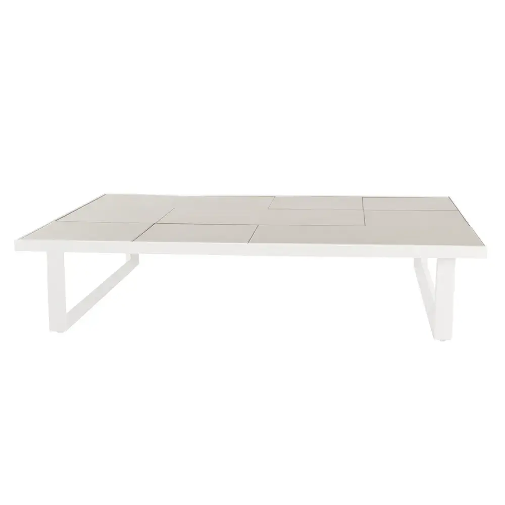 Cane-line Cane-line, Bordplate 120x70 cm komplett flisesett til bord Sand, lavasten glasert