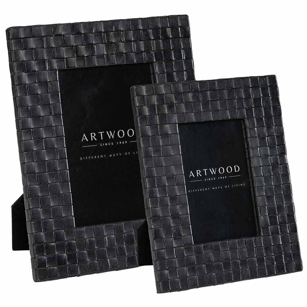 Artwood Artwood, Bilderammer Fuego svart skinn Artwood