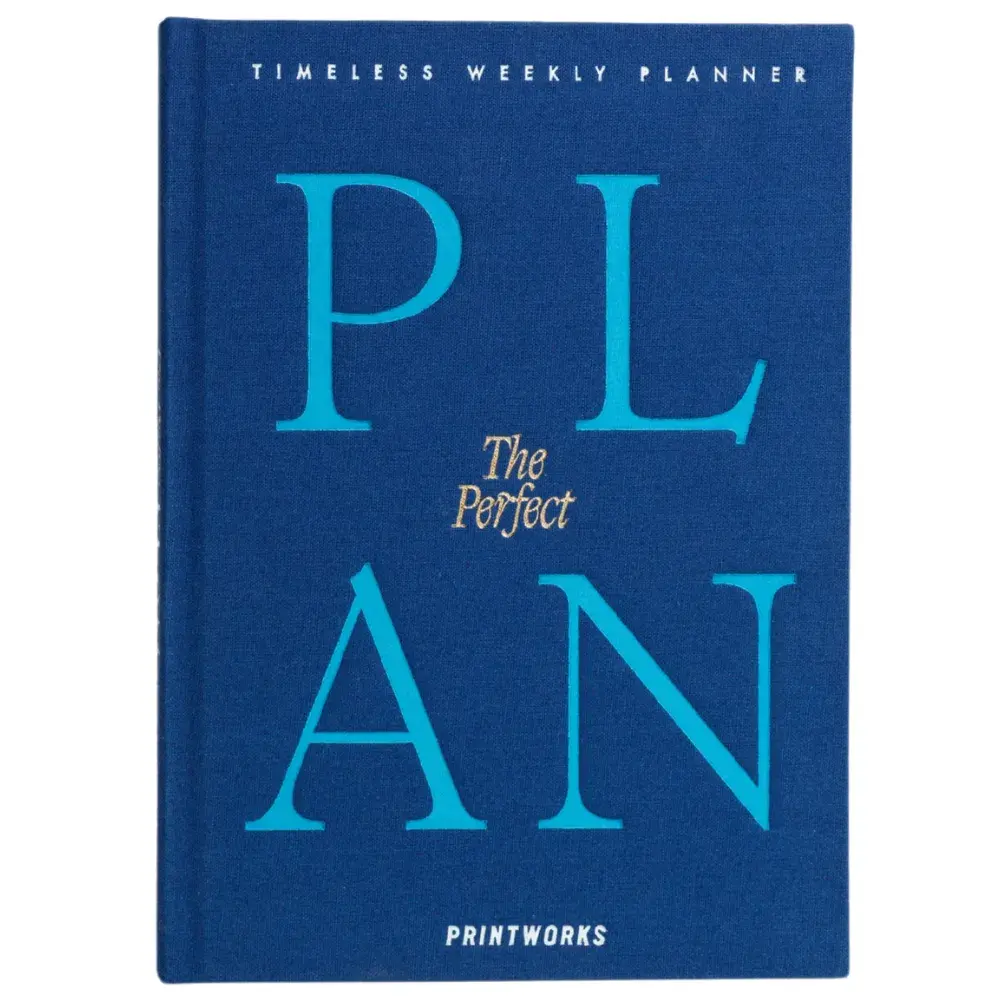 Printworks Printworks, Weekly Planner - The Perfect Plan, Blue