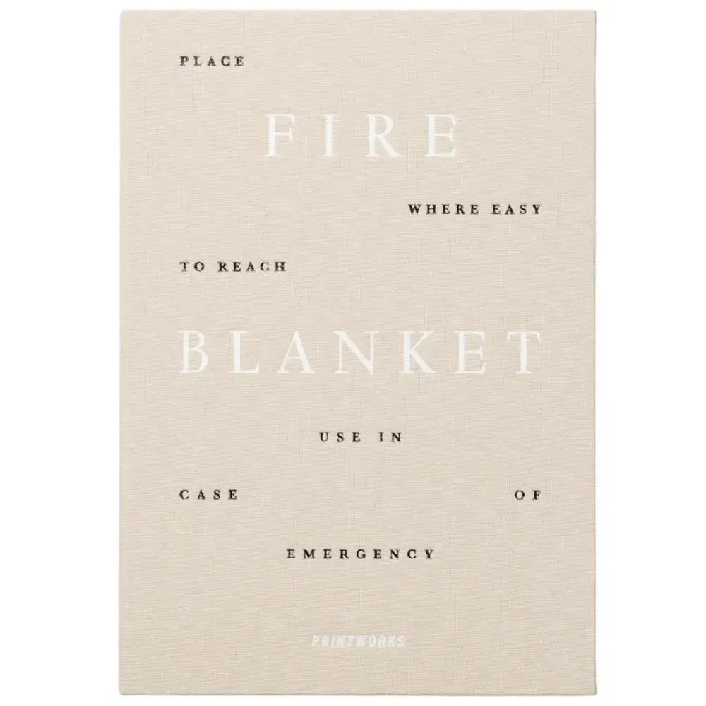 Printworks Printworks, Fire Blanket, Beige