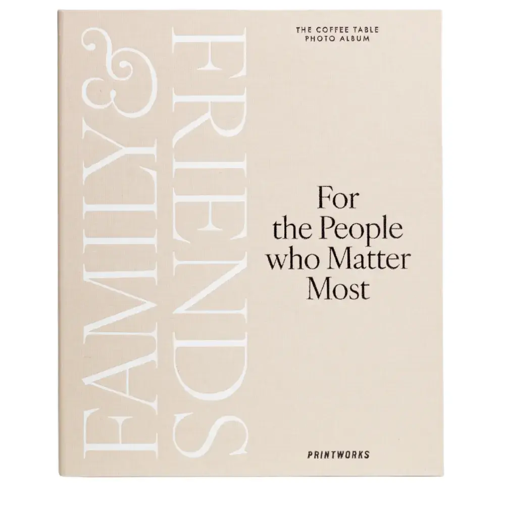 Printworks Printworks, Fotoalbum - Family and Friends, Beige