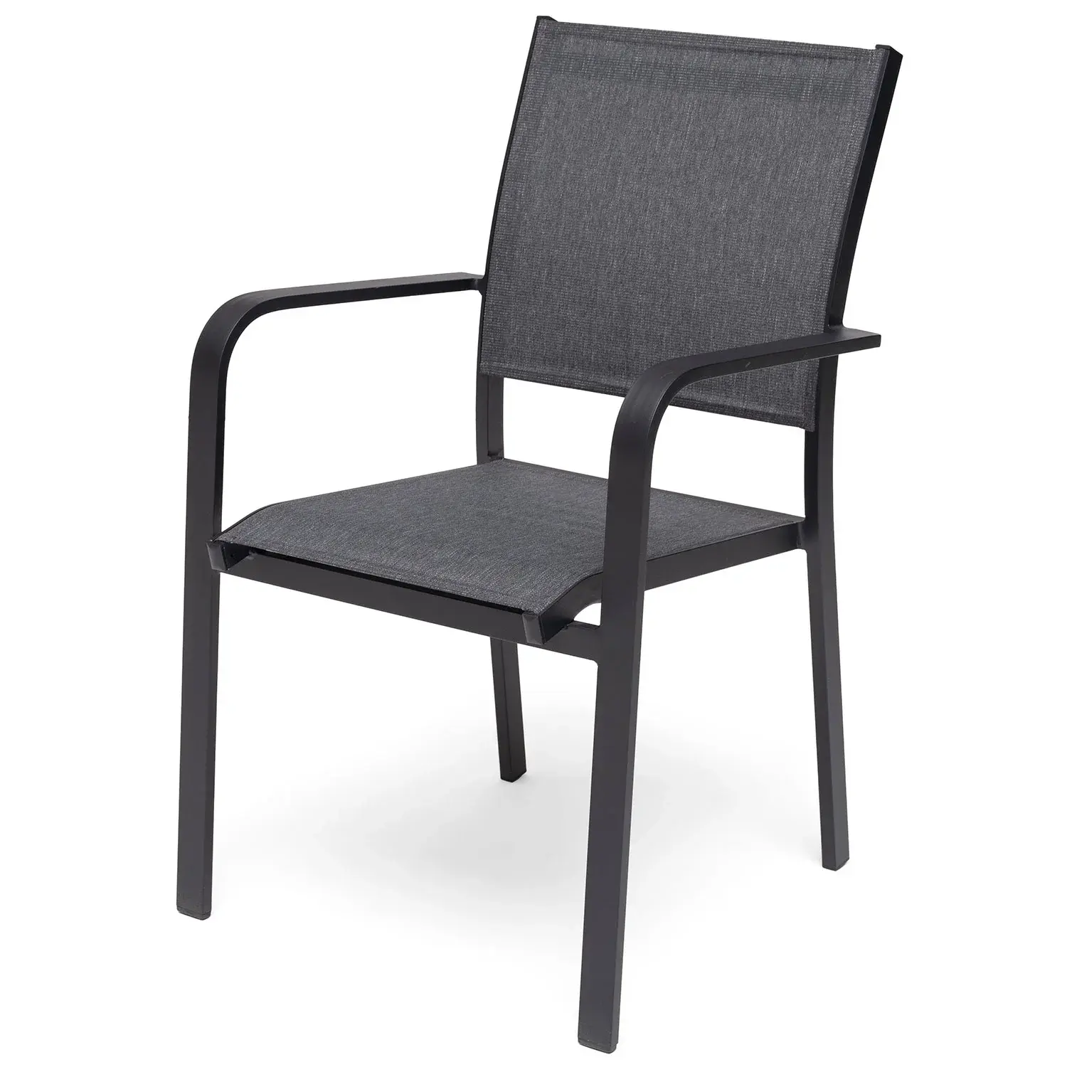 Hillerstorp Hillerstorp, Hånger stablestol i svart aluminium.