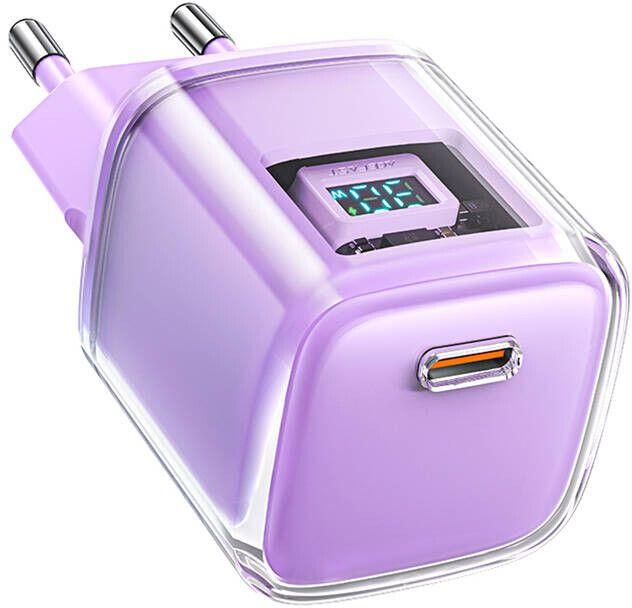 Acefast Acefast A53 Glitrende Vegglader 30W - Lila
